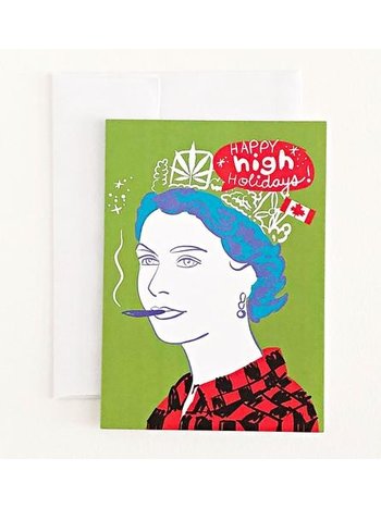 Wendy Tancock Happy Holidays - Queen Elizabeth Happy High Holidays card