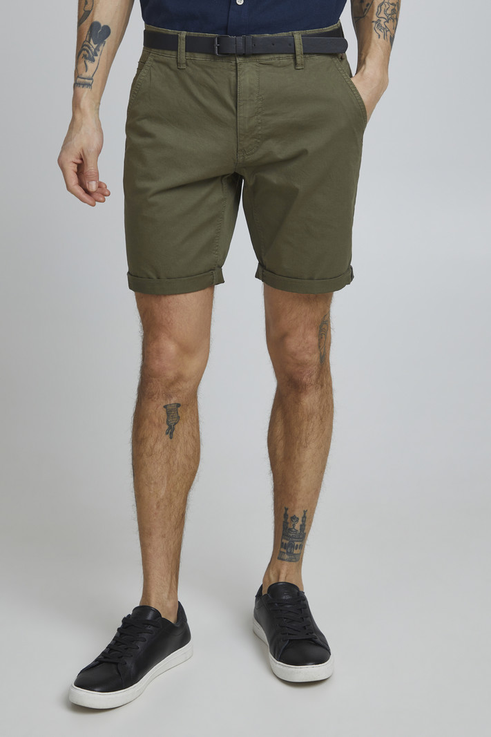 Chino Shorts with belt - Grapefruit