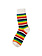 TopSocks Rainbow Socks with White heel