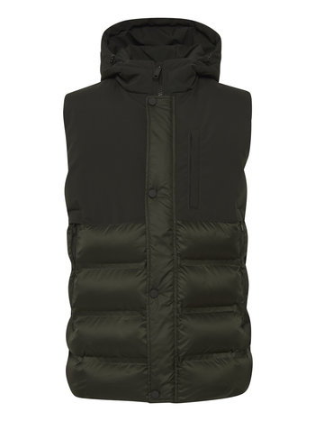 Blend Warm Puffy Vest with Hood
