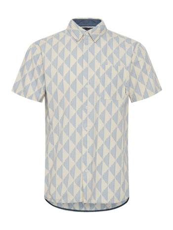 Blend Shirt With Geometric Pattern