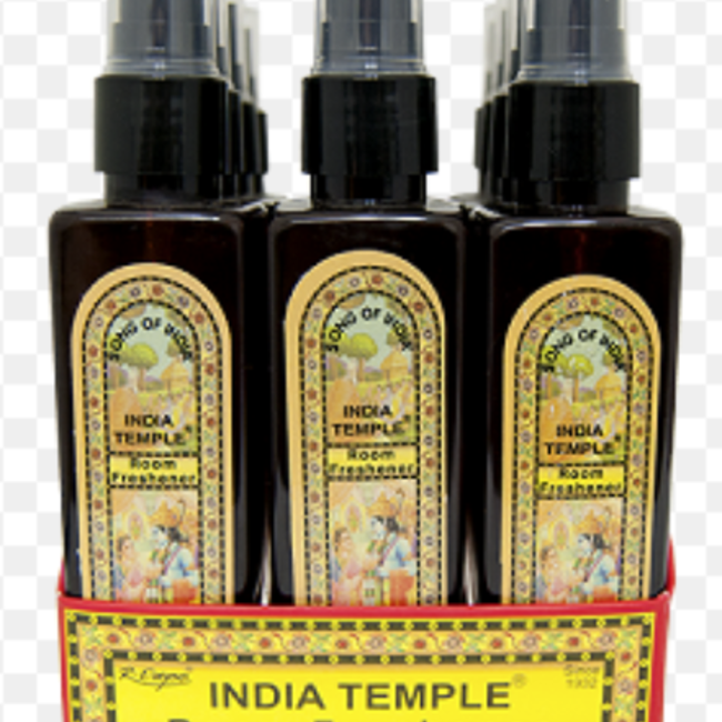 India Temple Room Spray - Room Freshener Deodorizer 100ml Bottle