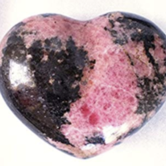 Rhodonite Puffy Hearts - Medium