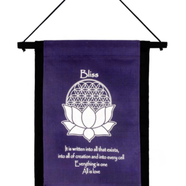 Bliss Banner-Purple Small