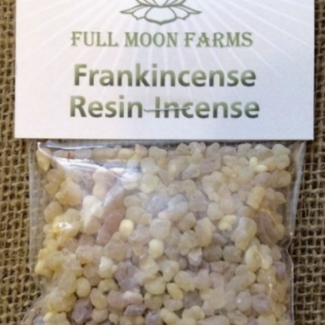 Frankincense Resin Incense Natural - 1oz Package Loose - Full Moon Farms
