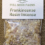 Frankincense Resin Incense Natural - 1oz Package Loose - Full Moon Farms