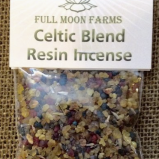 Celtic Blend Resin Incense- 1oz -Full Moon Farms