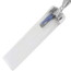 Selenite (Satin Spar Gypsum) Blue Kyanite Pendants - Flat Blade Rough Raw Natural - Silver Plated Cap (2")