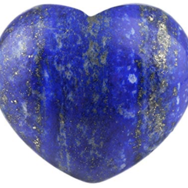 Lapis Lazuli Puffy Heart