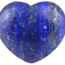 Lapis Lazuli Puffy Hearts - Medium