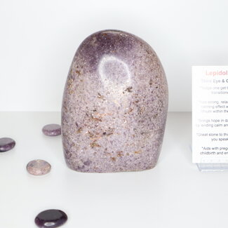 Lepidolite (Purple Mica) Free Form Freeform - Medium (4")
