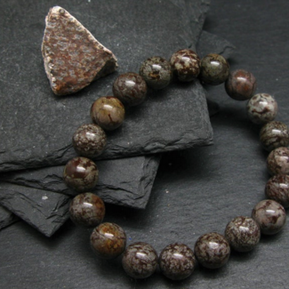 Vortexite (Rhyolite & Red Quartz) Bracelet-10mm