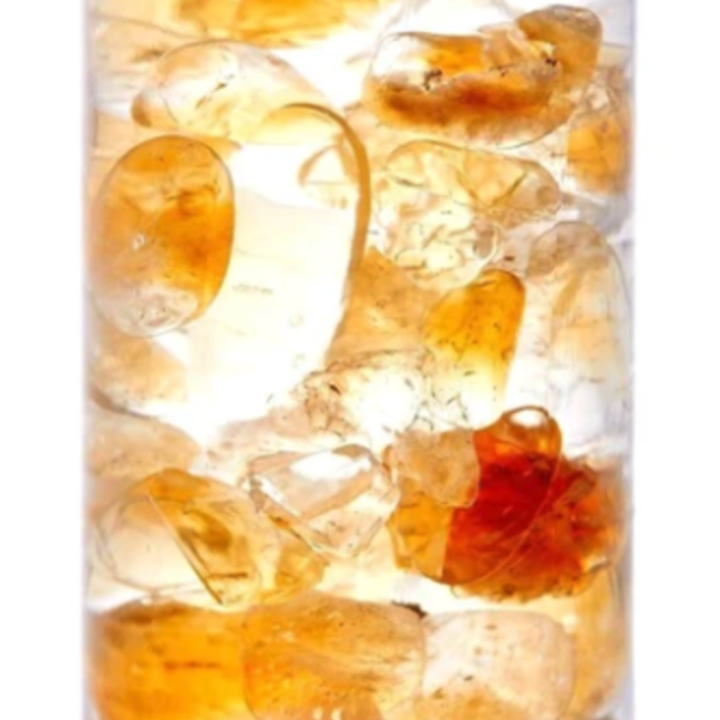 Organic Essential Oil Roller Roll On - Abundance (Frankincense, Lavender & Geranium) Citrine .5oz-Earth's Elements