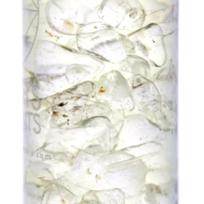 Organic Essential Oil Roller Roll On - Manifest (Cedarwood & Sweet Orange) Clear Quartz .5oz-Earth's Elements