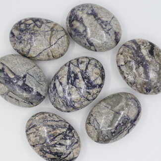 Tiffany Stone (Bertrandite) Palm Pillow Pocket Stones