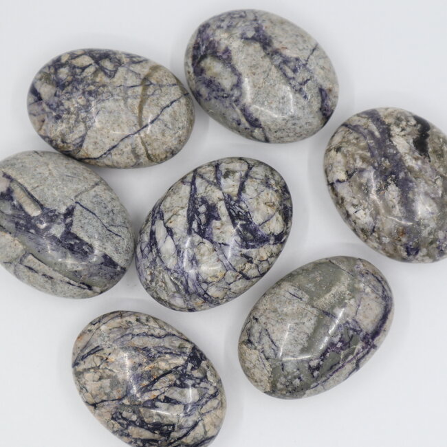 Tiffany Stone (Bertrandite) Palm Pillow Pocket Stones