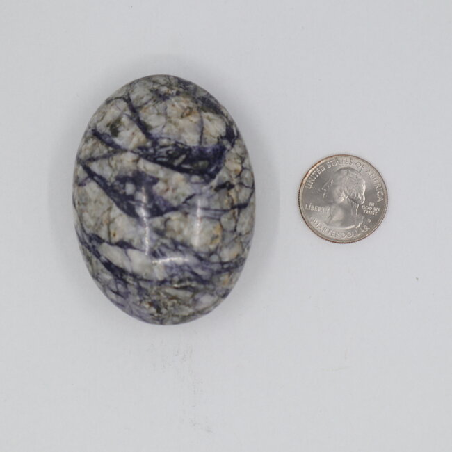 Tiffany Stone (Bertrandite) Palm Pillow Pocket Stones