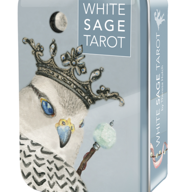 White Sage Tarot in a Tin Cards Deck