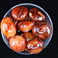 Banded Carnelian Palm Pillow Pocket Stone