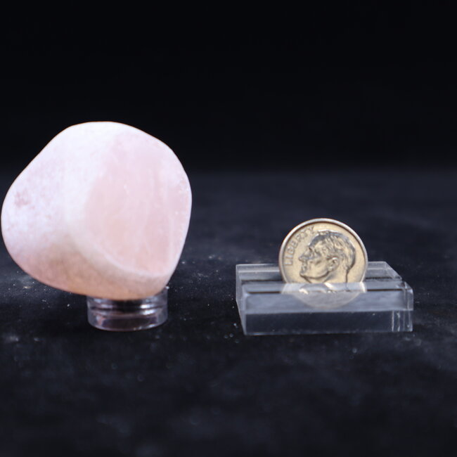 Rose Quartz -  Emma Ema Eggs Palm (Seer Window Stones)