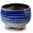 Incense Stick Burners Holders - Blue & Tan Ceramic Bowl with Powder Alter Ash
