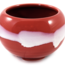 Incense Stick Burner Holder-Crimson Ceramic Bowl