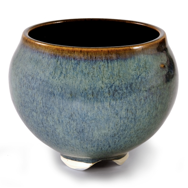 Incense Stick Burners Holders - Hazel Ceramic Bowl with Powder Alter Ash