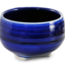 Incense Stick Burners Holders - Colbalt Blue Ceramic Bowl with Powder Alter Ash