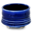 Incense Stick Burners Holders - Contour Colbalt Blue Ceramic Bowl with Powder Alter Ash
