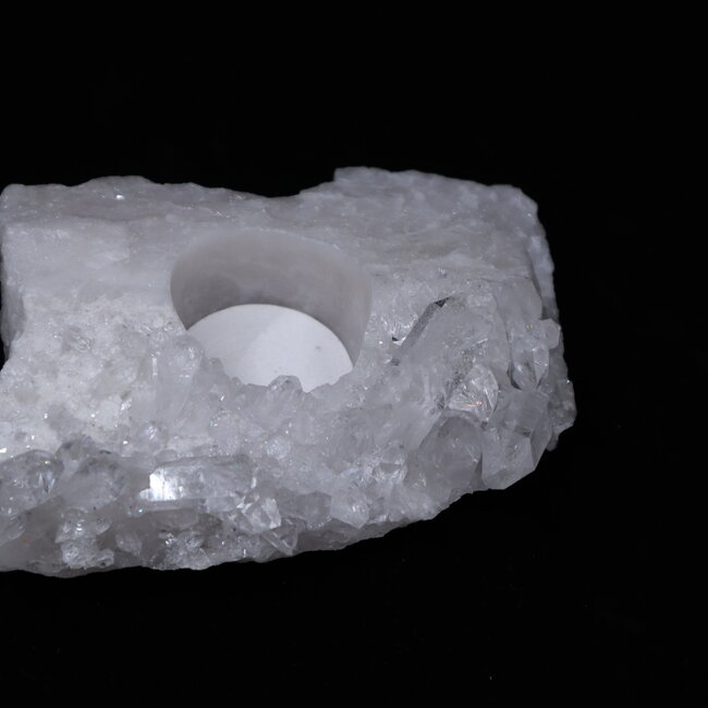 Quartz Cluster Tea Light Holder - Reg Grade 3