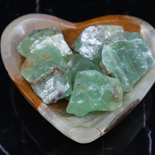 Green Calcite (Small)- Rough Raw Natural (1-1.5")