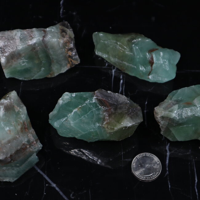 Green Calcite (Medium) - Rough Raw Natural- (2-2.5")