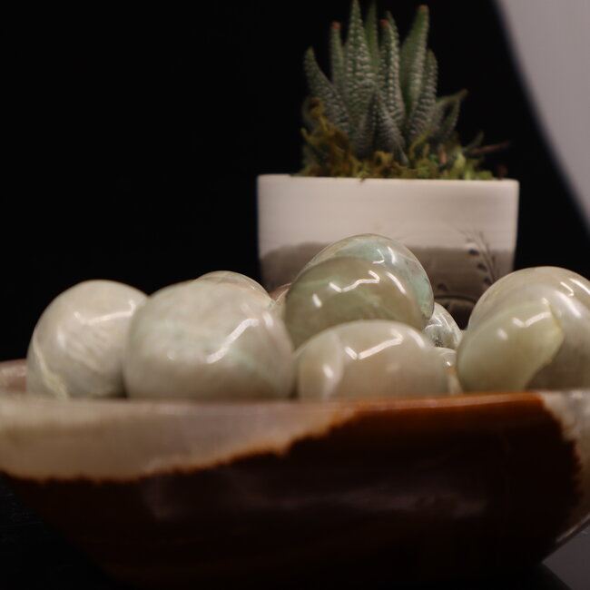 Green Moonstone (Garnierite) - Large Tumbled