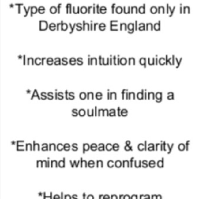 Derbyshire Blue John - Tumbled