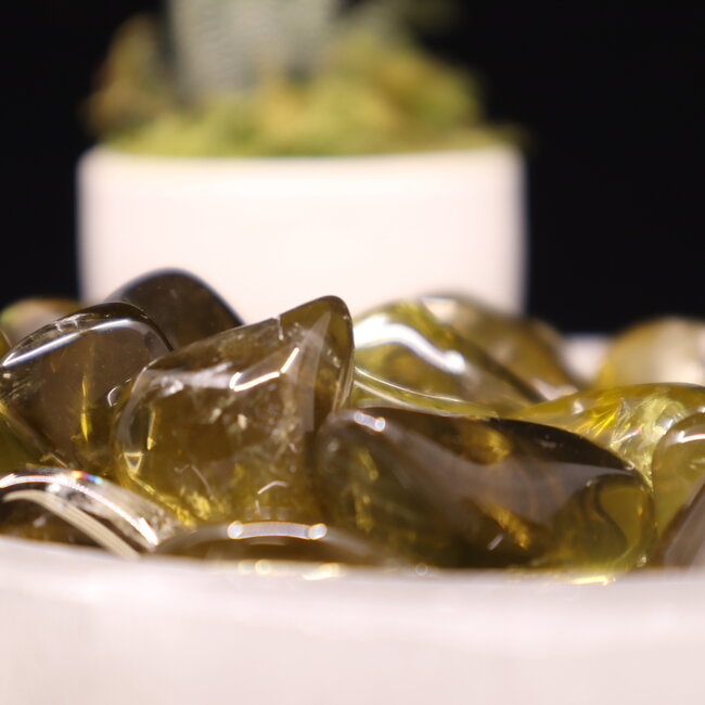 Lemon (Yellow) Quartz - Tumbled Smooth