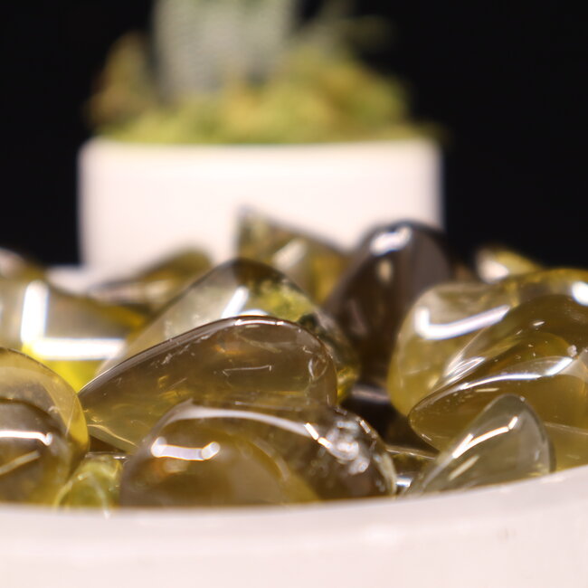 Lemon (Yellow) Quartz - Tumbled Smooth