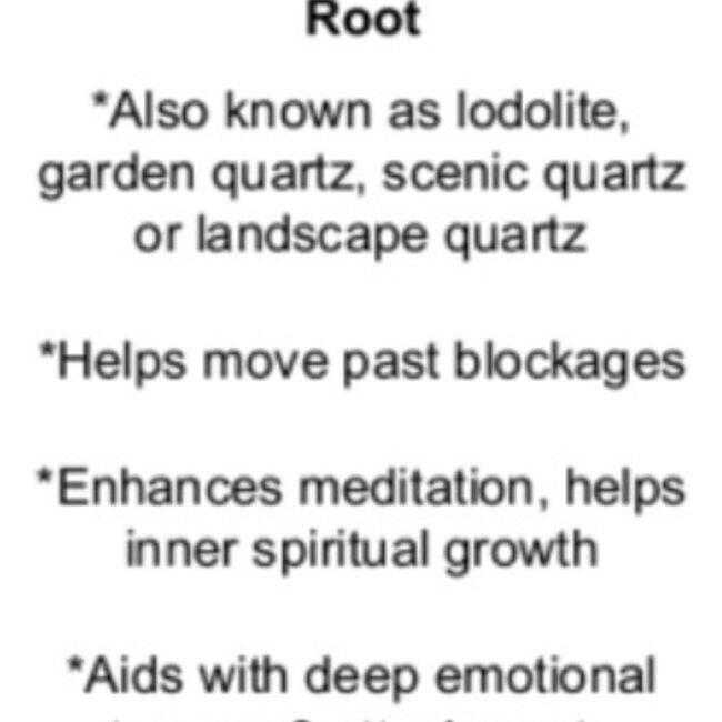 Lodolite (Ghost Garden Landscape) Quartz - Tumbled (Ladolite Chlorite Scenic)