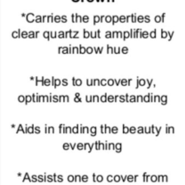 Rainbow (Titanium) Blue Aura Clear Quartz - Tumbled