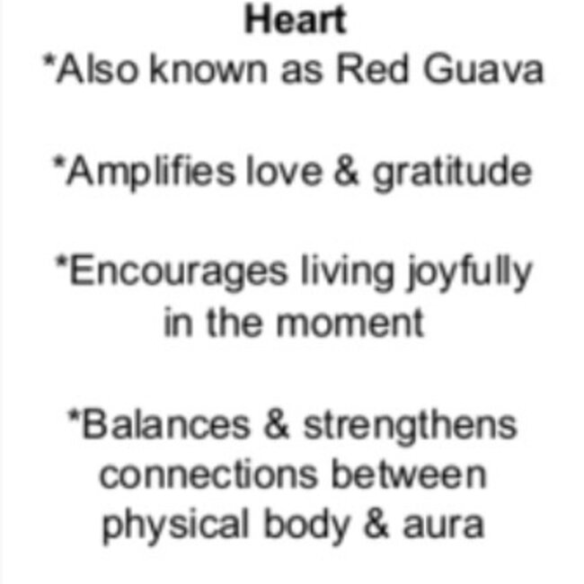 Strawberry Quartz (Red Guava) Puffy Hearts - Medium