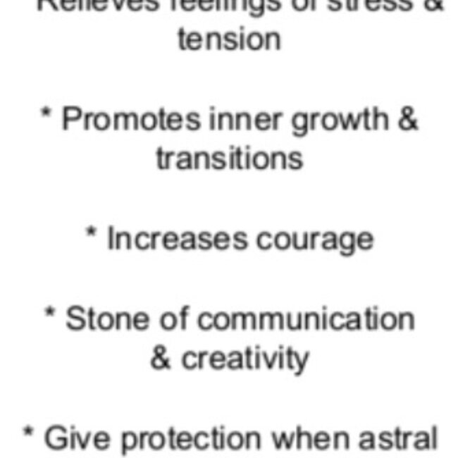 Blue Opal Worry (Thumb Fidget Relaxation Pocket) Stones - Medium Oval