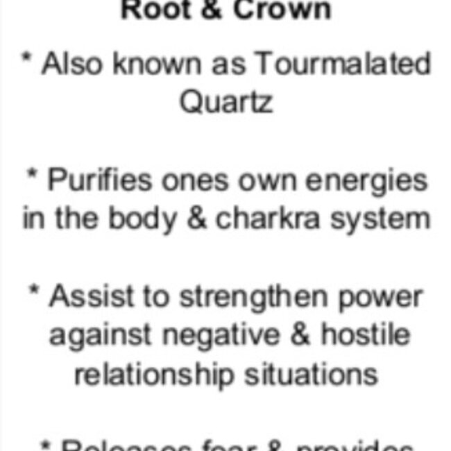 Black Tourmaline in Clear Quartz (Tourmalated Tourmalinated Rutilated Quartz) - Tumbled