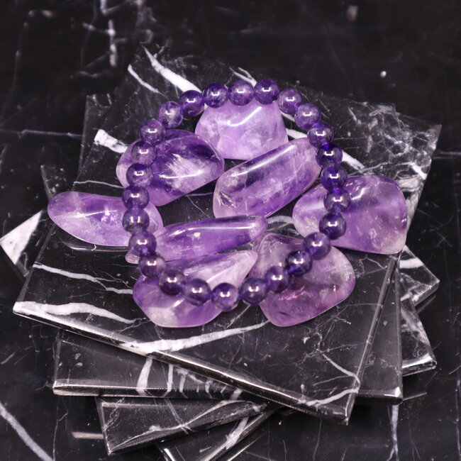Amethyst Bracelets - 8mm