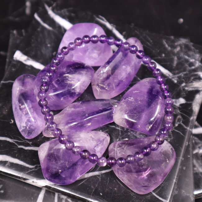 Amethyst Bracelets - 4mm Mini