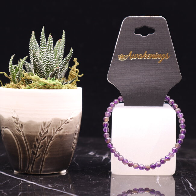 Amethyst Bracelets - 4mm Mini