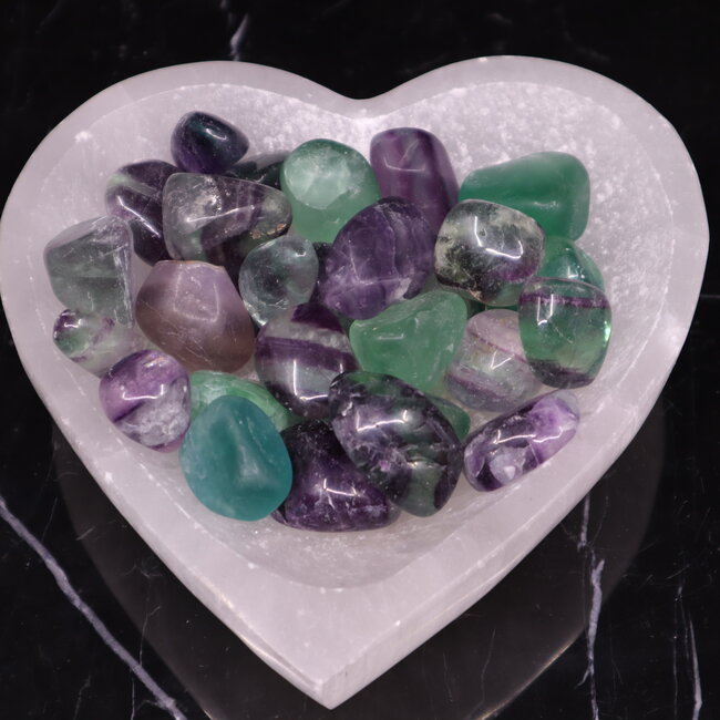 Rainbow Fluorite - Tumbled