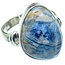 Blue Scheelite Ring - Size 8.75 - Sterling Silver