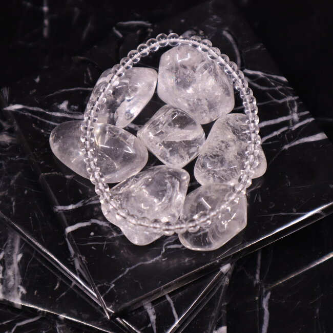 Clear (Crystal) Quartz Bracelets - 4mm Mini