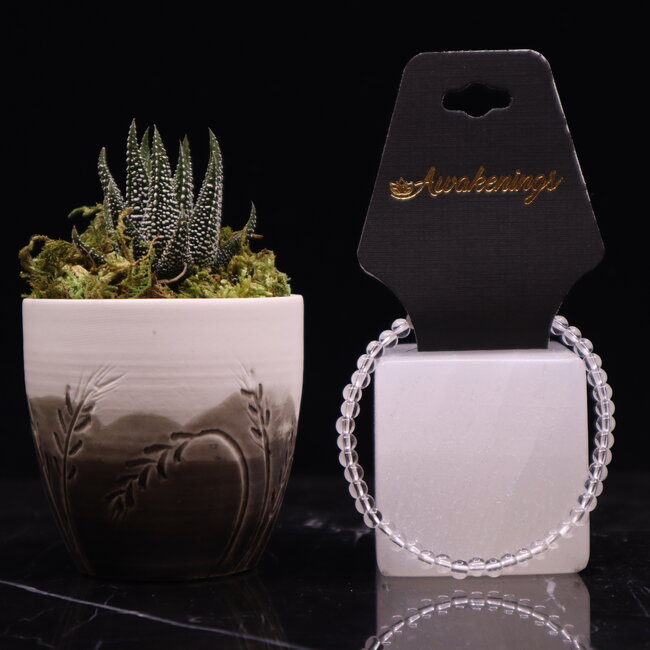 Clear (Crystal) Quartz Bracelets - 4mm Mini