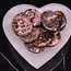 Rhodonite Worry (Thumb Fidget Relaxation Pocket) Stones - Large Oval