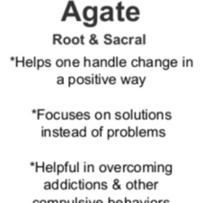 Grey Botswana Agate - Tumbled